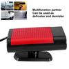 Car 12V Portable Electric Window Heater Heating Dryer   Fan Defroster Demister (Red)