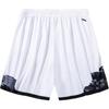Anta Basketball Series Color Block Letter Mid-Rise Lace-Up Comfortable Breathable Five-Point Casual Shorts Men Shorts Pure-White 152431328-4