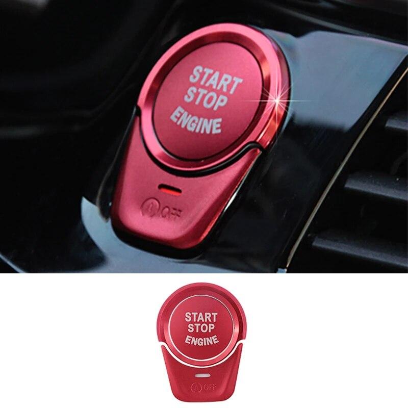 3 шт., кнопка запуска двигателя, остановки, выключения, кольцо, украшение, аксессуары для салона автомобиля для BMW 5 серии G30 X3 G01 G11 G32 X4 G02
