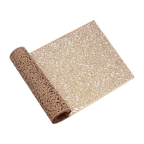 Дорожка на стол, противоожоговая, ПВХ, ажурный дизайн, термостойкая, коврик для еды, защитный от ожогов чехол для обеденного стола