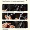 Invisible Adjustable Elastic Waistband Multifunctional Waist Drawstring Strap  Both Men Women
