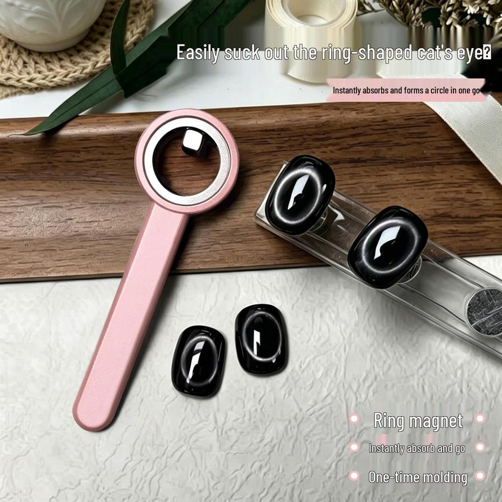 Magnetic Nail Art Crystal Stone Kit with Strong Rods: Round, Square, Cylindrical Neodymium Magnet