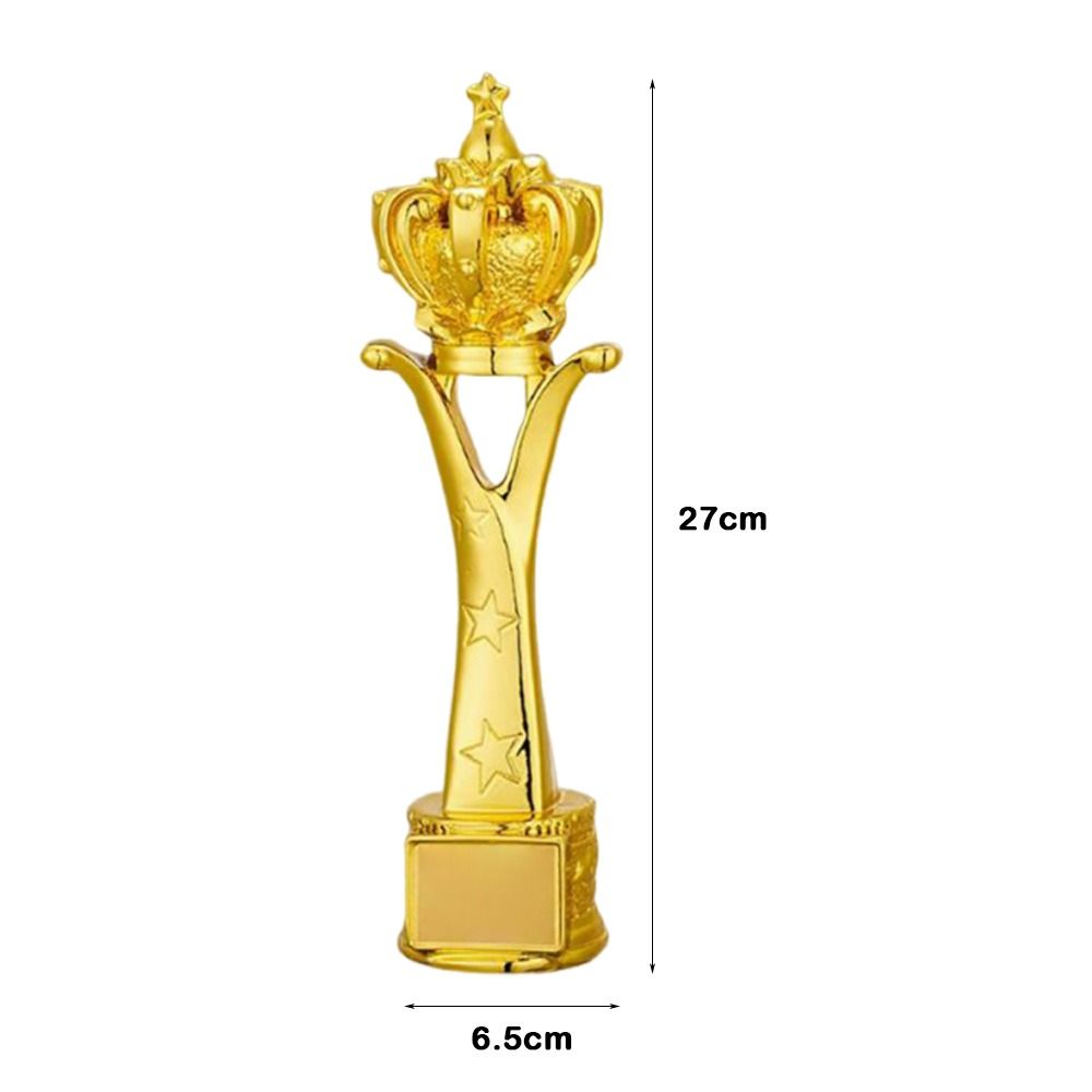 Crown Pentagram Competition Trophy Medal Golden Color Competition Award Children Award Prize