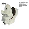Halloween Party Supplies Cute Ghost Figurine, Reading on Toilet Resin Statue, Unique Ornament Funny for Tiered Tray Tabletop Mantel Decor