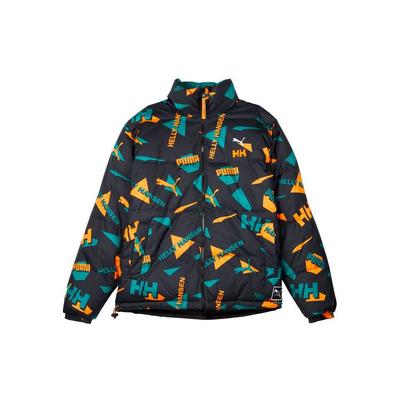 X Helly Hansen Collaboration куртка с воротником-стойкой, теплая, двусторонняя, хлопковая, унисекс, верхняя одежда, зеленая 597081-98