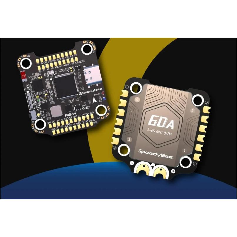 Полетный контроллер SpeedyBee F405 V4 BLS 60A 30x30 + Стек 60A 4-в-1 ESC для FPV Freestyle Дрона, DIY Аксессуары в том же стиле