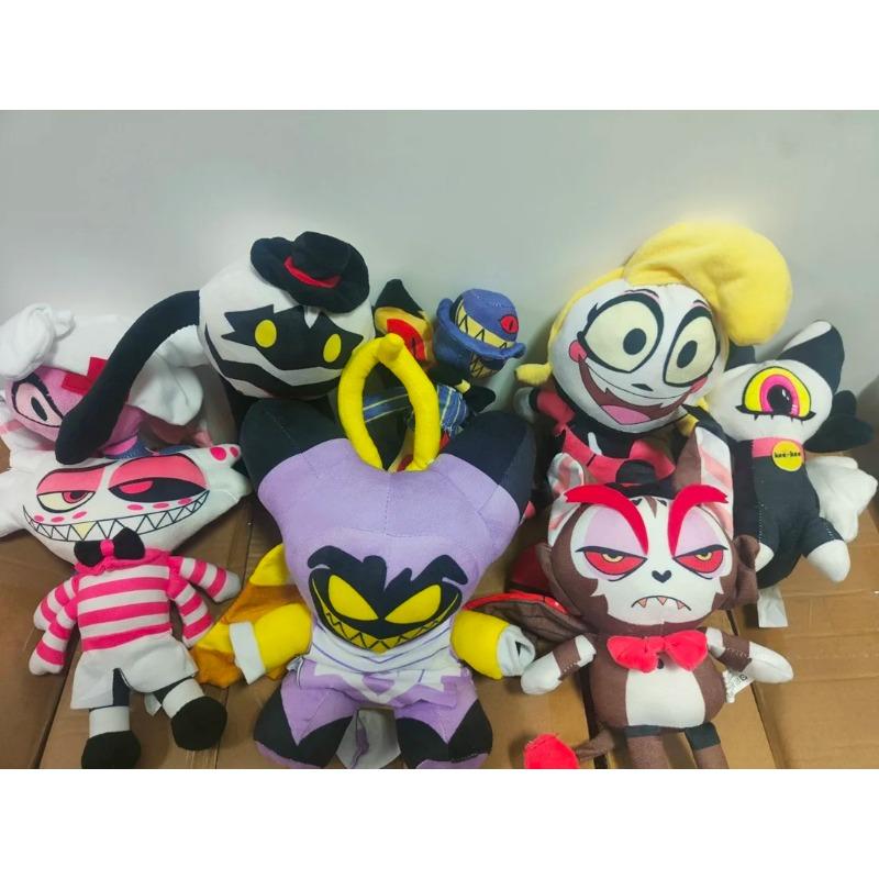 New Alastor Plush Adam Hazbined Cos Hotels Soft Stuffed Costume Cute Plushie Figure Hells For Children Kids Christmas Gift