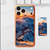 Snow Mountain Scenery For Iphone 17 Pro ProMax Back Protective Decorative Sticker Back Cover