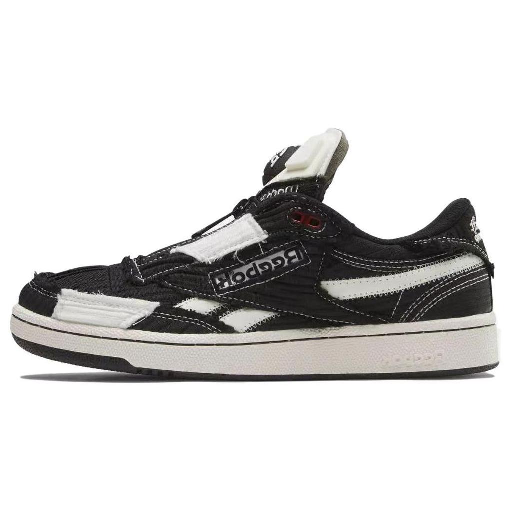 Reebok X Market Club C 85 PUMP Круглый носок Комфорт Низкие кеды для скейтбординга, Унисекс Черный 100069831
