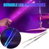 LED Light Up Drumsticks Rechargeable Glow In The Dark Drumsticks with 15 Colors Drum Musical Accessories for Adults Kids Drummers