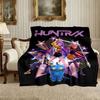 [1pc Kpop Demon Hunters Blanket] All-Season Blanket - Cozy Blanket for Sofa Couch Home Decoration, Digital Printed Nap Blanket