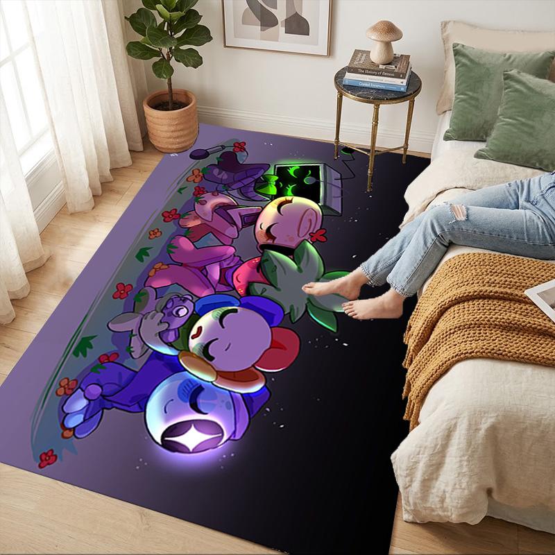 Nighttime Friends Living Room Nonslip Area Rug Soft Carpet For Bedroom Game Playroom Sofa Office Home Decor Doormat Christmas Gift C9291561