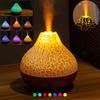 1 шт. 300 мл USB увлажнитель воздуха небольшой вулканический увлажнитель с цветной ночной подсветкой, имитация цветного пламени увлажнитель