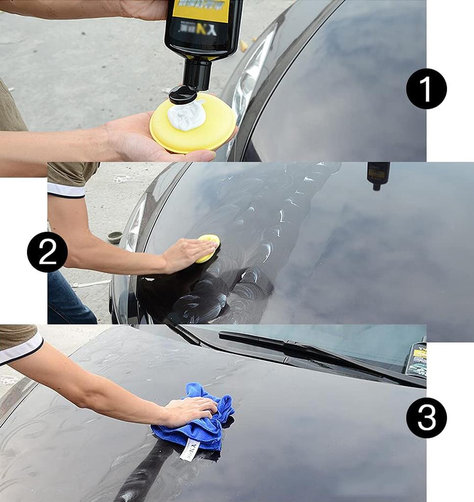 Губки для мытья автомобиля, упаковка 12 штук, губки, диаметр 3,9 дюйма (10 см), Круглый