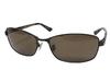 Police SPLQ04J 530P 60 POLICE Polarized for Men and Women Sunglasses, ORIGINS, Lenses, Titanium,