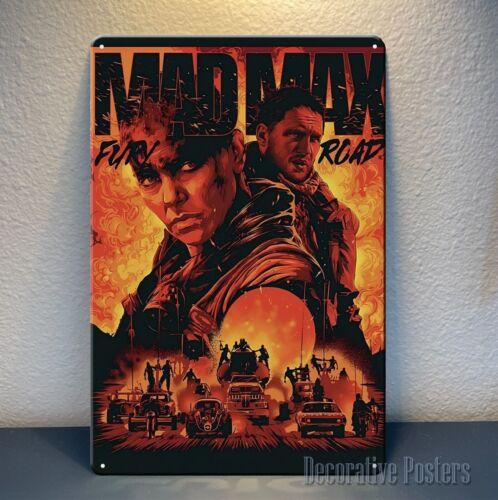 Mad Max Fury Road Movie Metal Poster Tin Sign xcm aluminum