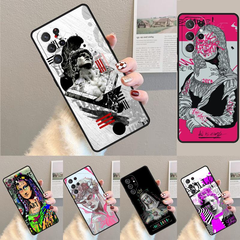 Art Reference Phone Case for Samsung Galaxy note 10 pro S26 Ultra S23 S24 FE S25 S21 S22 PLUS shockproof Cove