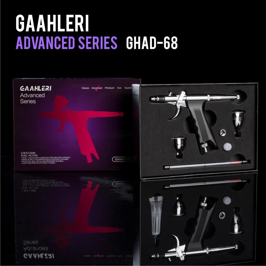 Аэрограф двойного действия Gaahleri – Серия Advanced GHAD-68 (Самоцентрирующееся вставное сопло / 0,38 и 0,5 мм)