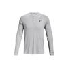 Solid Logo Crew Neck Pullover Long Sleeve T-Shirt Men Tops Modern-Gray 1302356-012