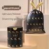 Thickened Drawstring Trash Bags, Large Capacity for Kitchen & Living Room Cleaning