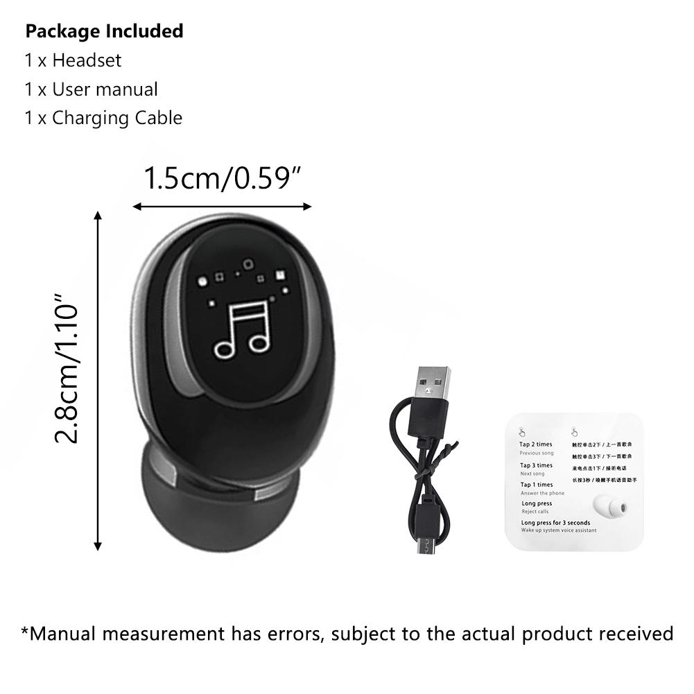 Срок службы батареи односторонней гарнитуры Bluetooth касания мини одиночной гарнитуры высокий