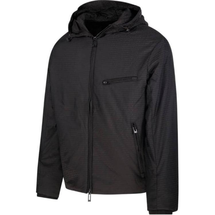 EMPORIO ARMANI Zip Up Padded Hooded Jacket 6D1B64-1NNXZ-05A6