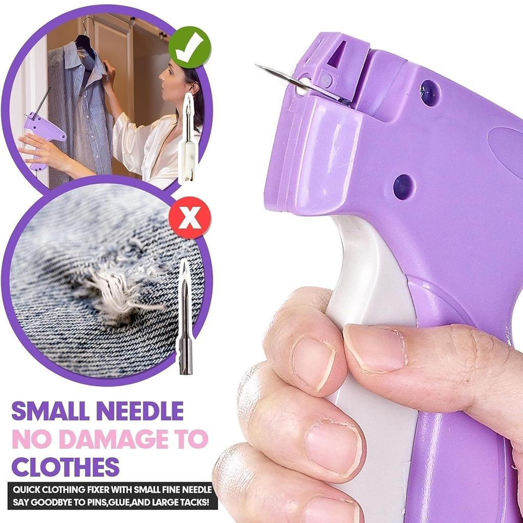 Fine Stitch Stitchy Quick Clothing Fixer for Clothes Micro Tagging Clothing Mini Speedy Sticky Sewing Hemming Tool 4