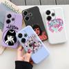 Мягкий силиконовый чехол Cool Girls для iPhone Xiaomi Redmi Note 13 14C 15 Samsung A55 A35 M35 S24 FE S25 Huawei Honor Camera Защитный противоударный чехол