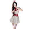 Nurse Sexy Nurse Nurse Stockings 6 Piece Set [YUEEI] Uniform, V-Neck, Perforated, See-Through, Cosplay, Red, Erotic, Erotic, Cute, Moe, Temptation,