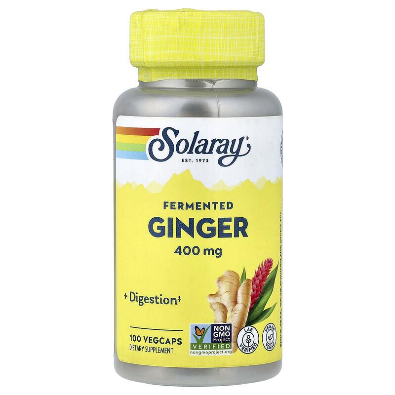 Fermented Ginger, 400 mg, 100 VegCaps
