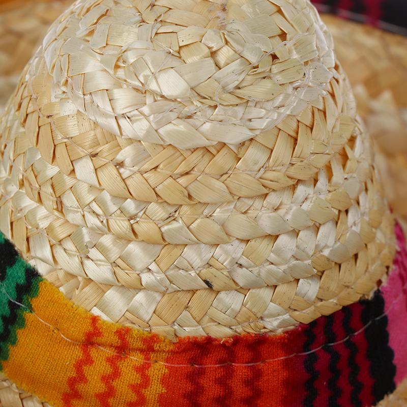 Мини-соломенная шляпа для собак, сомбреро, шляпа от солнца для кошек, соломенные шляпы для пляжной вечеринки, шляпа для собак