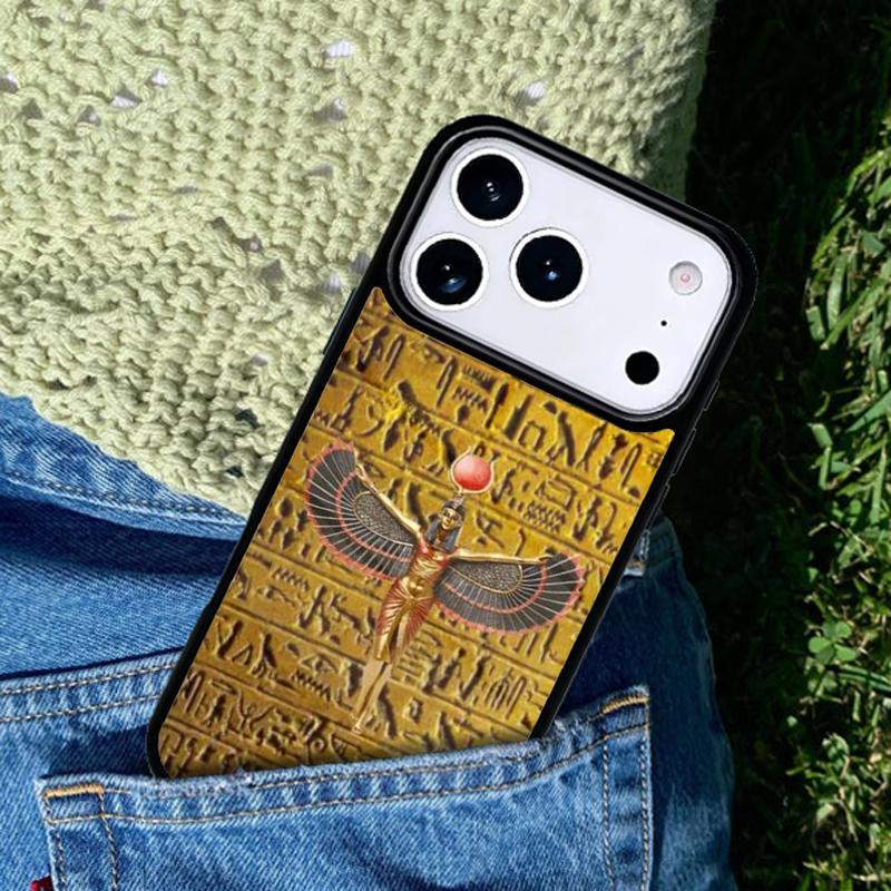 Египет Нефертити Анубис Анх чехол для телефона Совместим с для IPhone 17air 16e 15 14 13 12 11Pro Max 17 Air