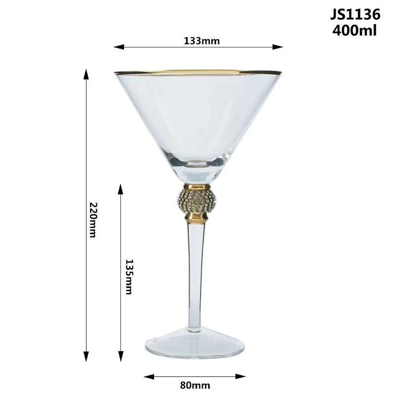 Бокал для шампанского Phnom Penh Diamond Crystal Glass Цветные стеклянные бокалы для напитков Caliz Cup Набор золотых бокалов для вина Винтажные чашки