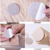 Self-Adhesive Protective Pads for Table and Chair Legs - Anti-Collision, Noise-Reducing, Solid Wood Furniture Cushioning