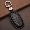 Leather Car Key Case Cover for  A4 A4L A5 Q5 Q7 TT 2016 2017 Key  2016 2017 20 18 Styling Accessories