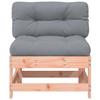 VidaXL Middle Sofa with Cushions Solid Douglas Wood, Garden Sofa, Garden Seat, Outdoor Seat, Sofa 825553