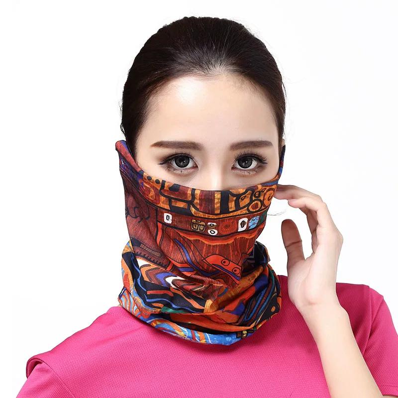 Outdoor Seamless Headscarf Sun Mask UV Protection Breathable Cycling Bicycle Face Care Men's Neckerchief Cover Women's Face Towel