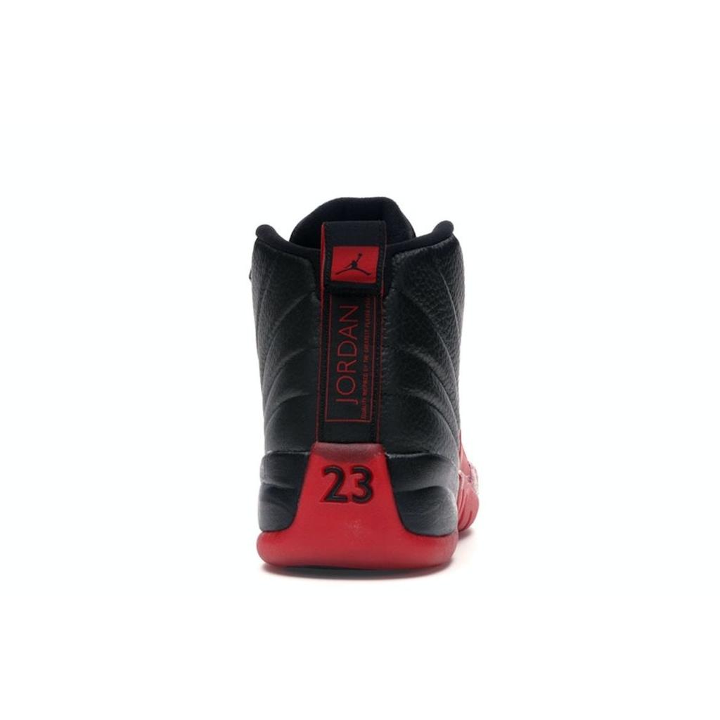 Мужские кроссовки Air Jordan 12 Retro Flu Game 2016 Черный черный университетско-красный 130690-002