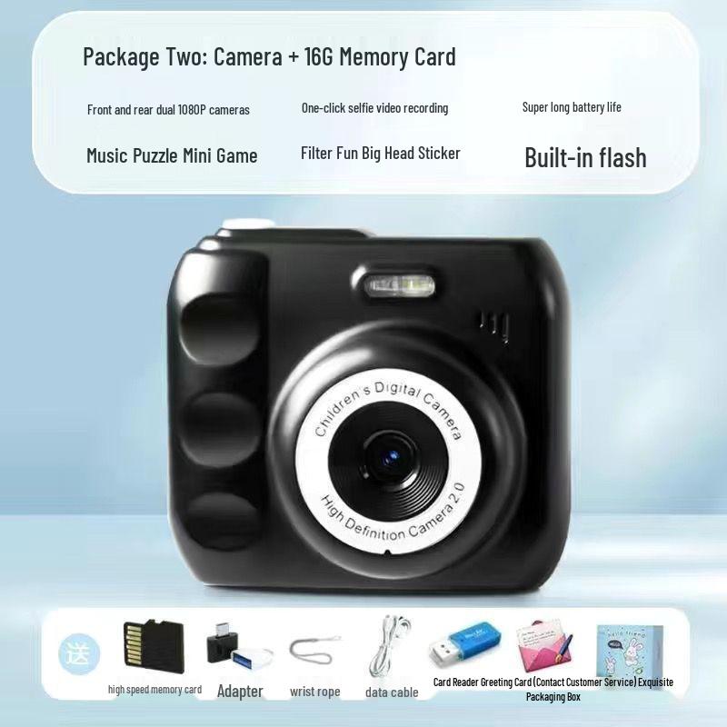 Двойная HD цифровая камера Polaroid для кампуса и вечеринок - Передает фотографии на телефон - Доступно 12 цветов