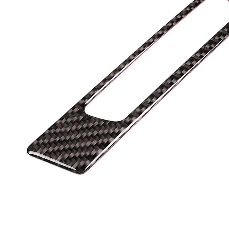 Автомобильный центральный держатель второго пилота, панель, накладка, наклейка для BMW 3 серии E90 E92 E93 2005-2012, аксессуары из углеродного волокна