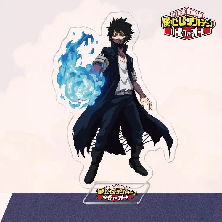 Anime My Hero Academia Acrylic Decorative Crafts Toy Midoriya Izuku Bakugo Katsuki Todoroki Shoto Collectible Figures Desktop Home Decoration