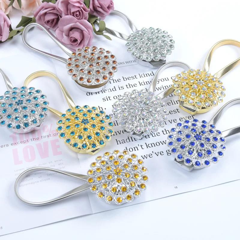 1pcs Simple Flower Curtain Strap Flower Curtain Clip Strap Curtain Buckle Window Decorative Strap Accessories Useful Tool