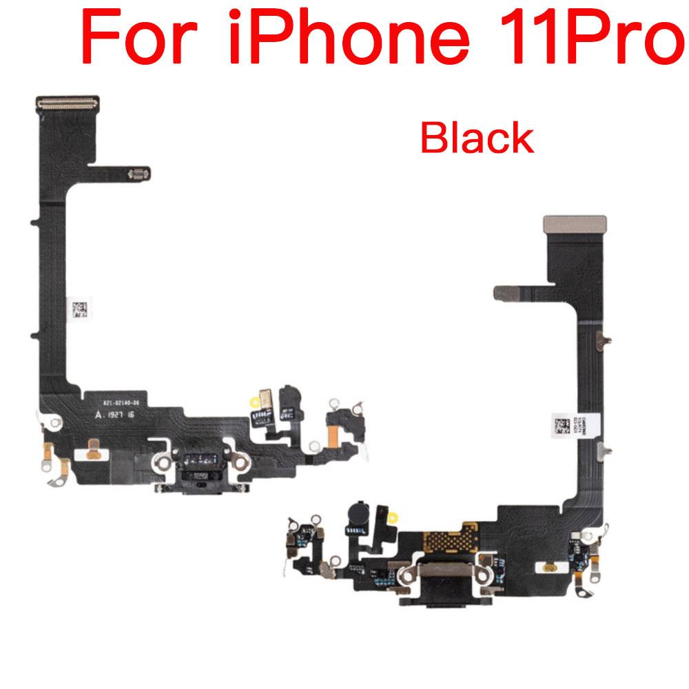 Charging Port Flex Replacement For iPhone 11 12 Mini Pro Max USB Charger With Microphone Connector Flex Cable