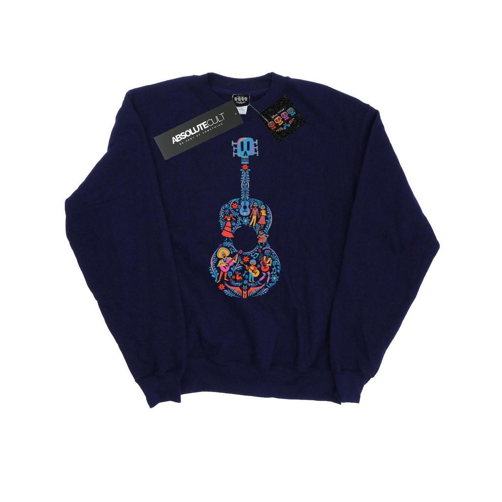 Disney Womens/Ladies Coco Guitar Pattern Sweatshirt
