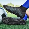 Высокие футбольные бутсы унисекс 35-47 с длинными ногтями AG, детские футбольные бутсы большого размера для тренировок на искусственном газоне
