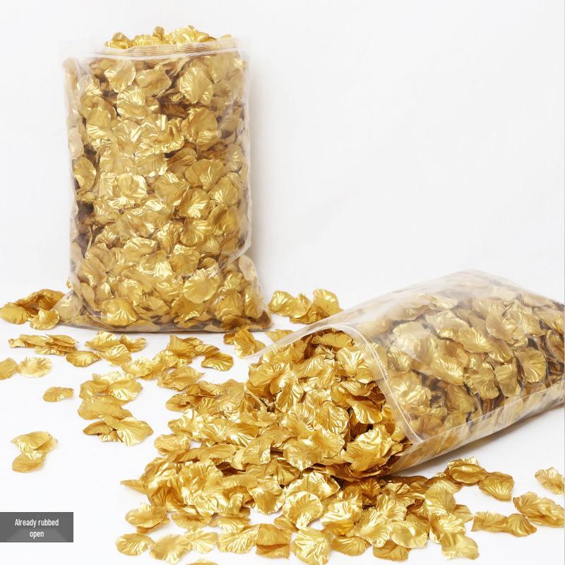 Романтический Свадебный Декор для Помолвки: Искусственные лепестки красной розы