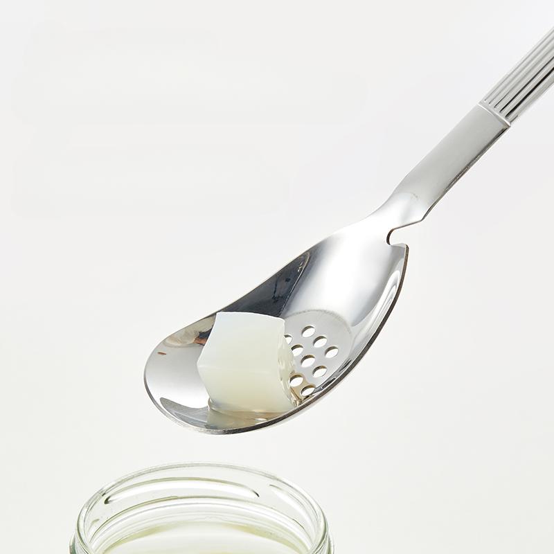 Stainless Steel Mini Colander for Olive Sugar Garlic Small Strainer Spoon Kitchen Household Creative Food Grade Strainer Spoon