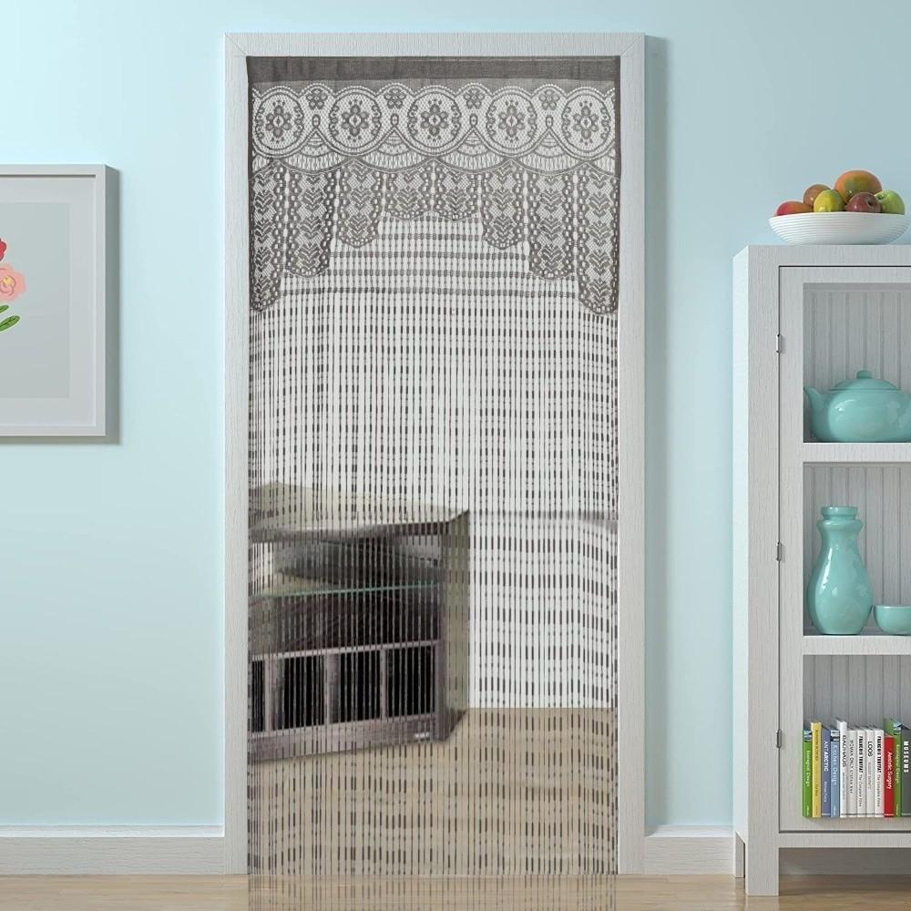 String Door String Curtain Jacquard Wall Closet Curtain Boho Door Drapes Curtain Decorations