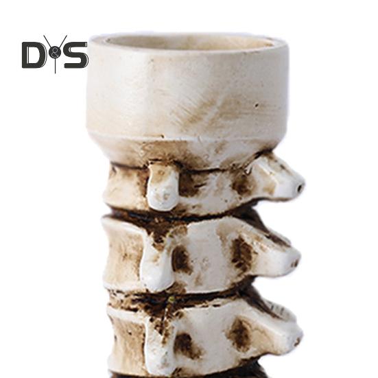 Halloween Candle Holder Resin Skeleton Hand Skull Backbone Candlestick Stand Tealight Holder Home Gothic Decor Spooky Party Supplies