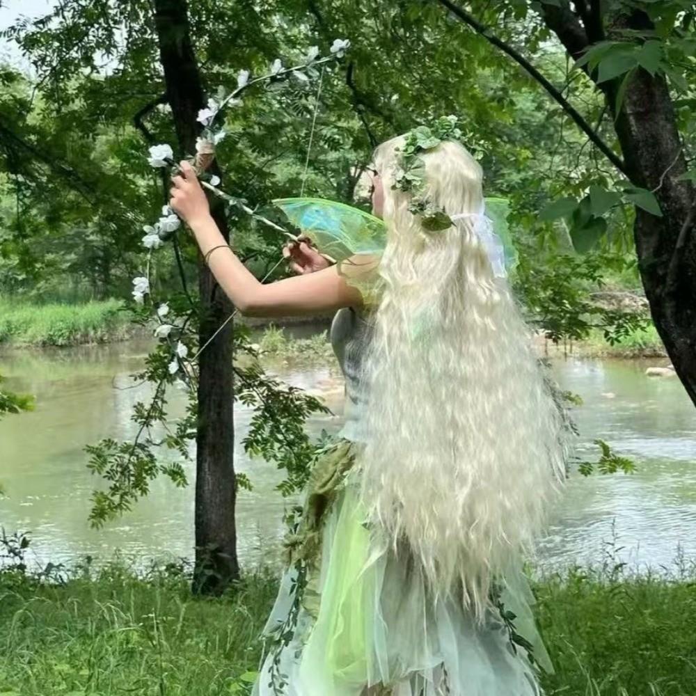 Gradient Sheer Butterfly Fairy Wings Sparkling Organza Elf Wings Costume  Christmas Gifts